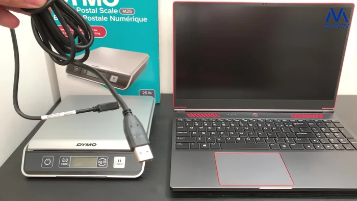 Open the PVCOM software and connect to the scale.