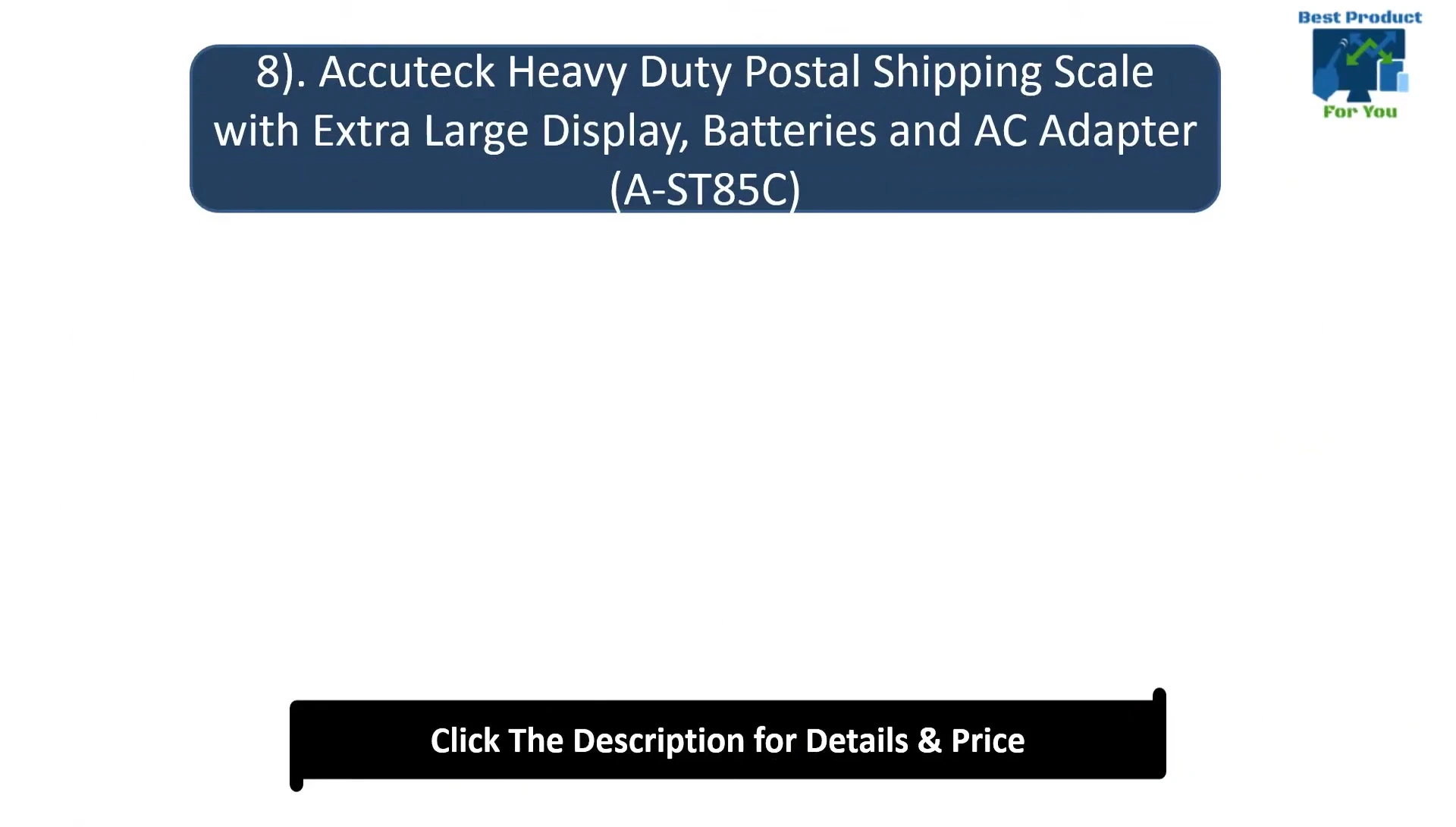 Architect heavy-duty postal shipping scale AST 85C
