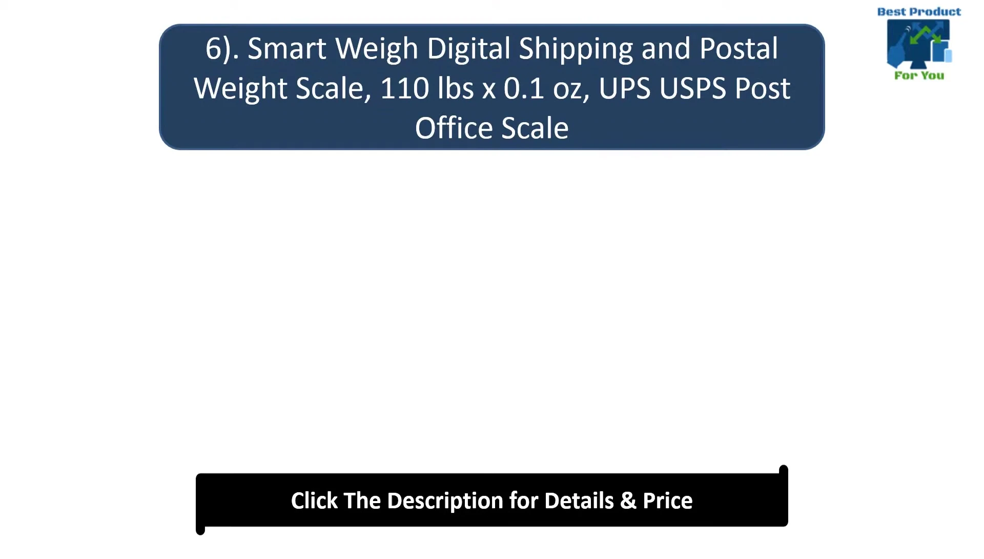 Smartway digital shipping and postal scale