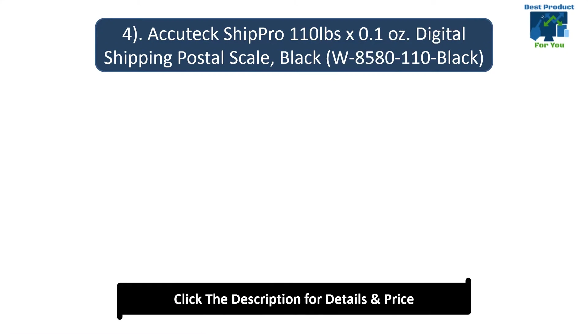 Architect Pro 110-pound digital shipping postal scale