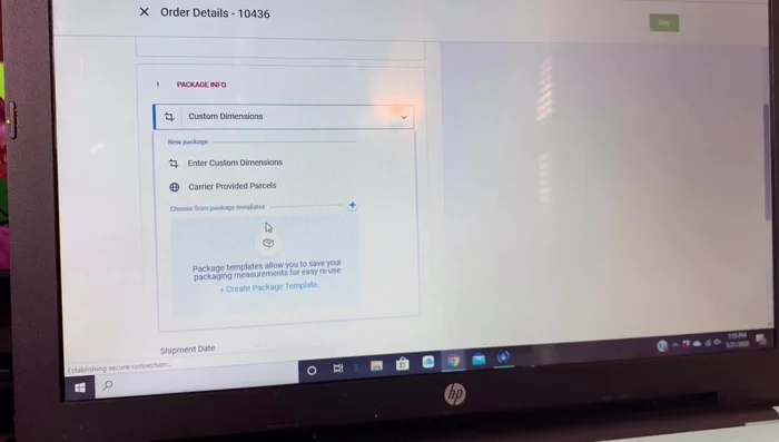 Choose the shipping method (e.g., First Class Mail) and add optional services (insurance, signature confirmation).