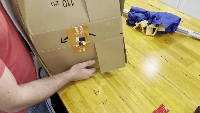 Adjust and trim: Check if the item fits. Trim excess flap length as needed.