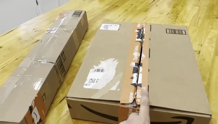 Secure the box: Tape up the extended box to reinforce it.