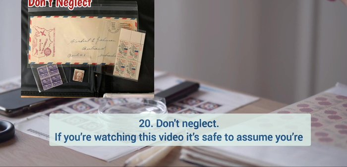 Maintain good records of your collection.