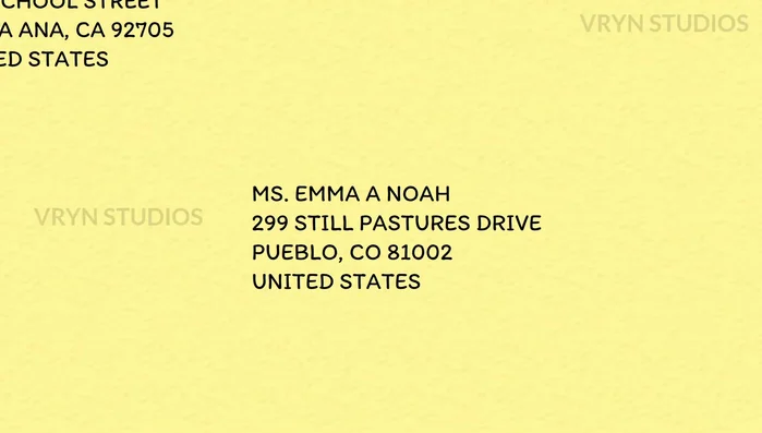 Check the address format used in the destination country before mailing, and consider using online address verification tools.