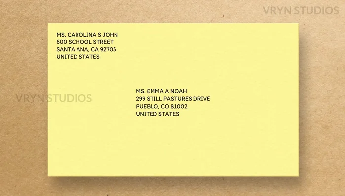 Check the address format used in the destination country before mailing, and consider using online address verification tools.