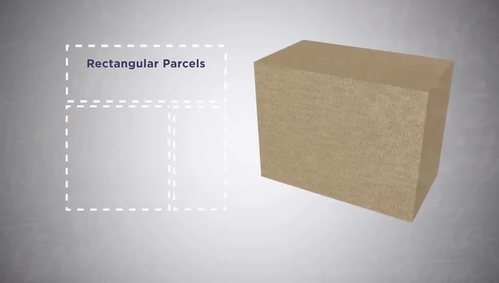 For tubes, use the diameter as width and height, and the longest side as length.