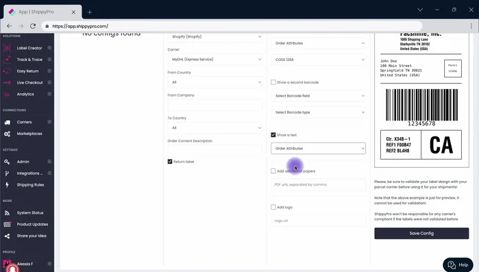 Check the preview before finalizing.