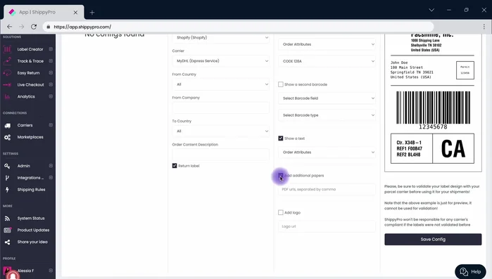Check the preview before finalizing.
