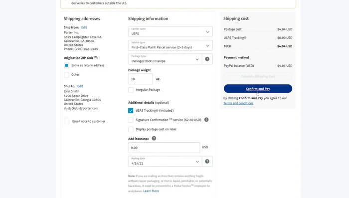 Click 'Confirm and Pay Now'.