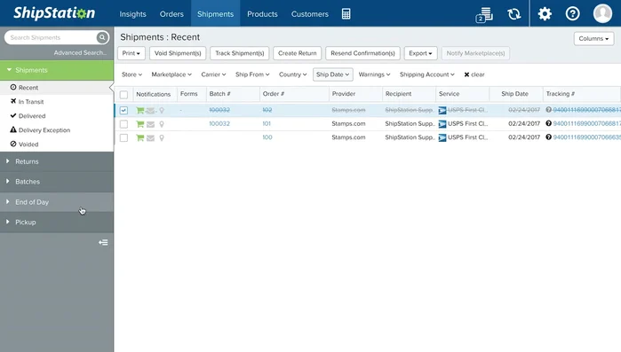 Close Shipments and Consolidate Scans