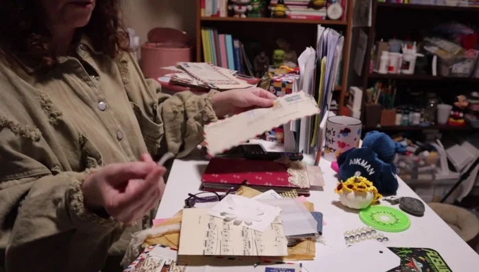 Round the corners of the stamp.