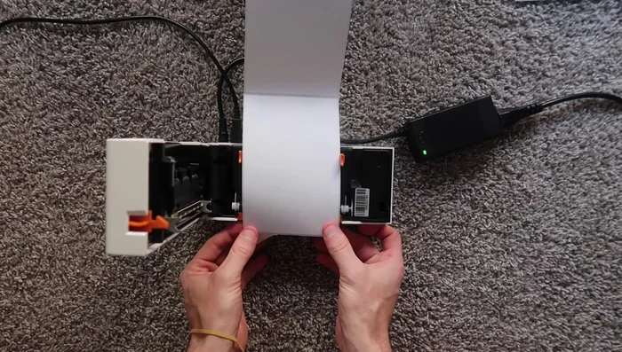 Adjust label guides and calibrate the printer if necessary (hold the front button until it beeps).