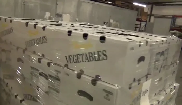 Label both the front and back of the pallet for easy identification during cross-docking.