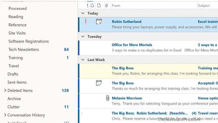 Rearrange Folders (Drag and Drop, Sort Subfolders, Move Up/Down):