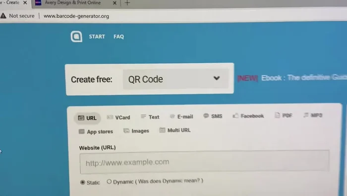 Click 'Create Barcode'.