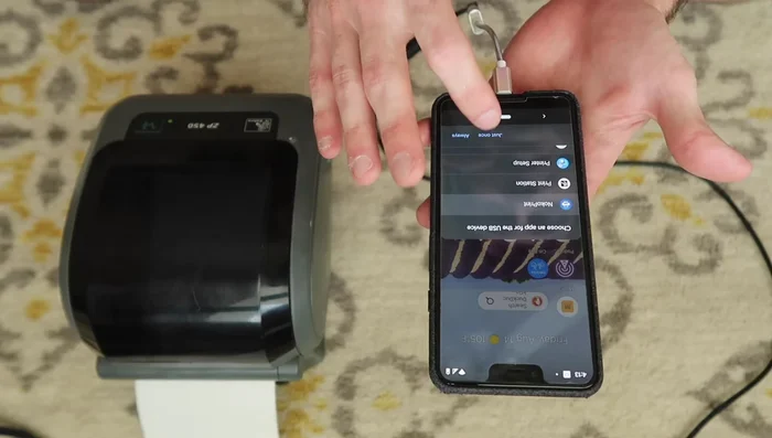 Install the NocoPrint app.