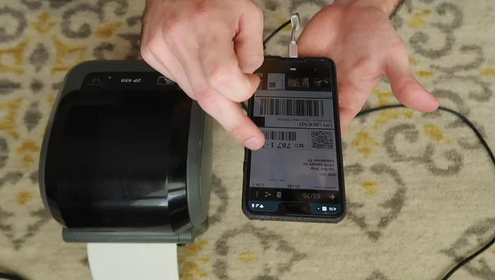 Select print settings and hit print.