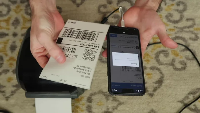 Select print settings and hit print.