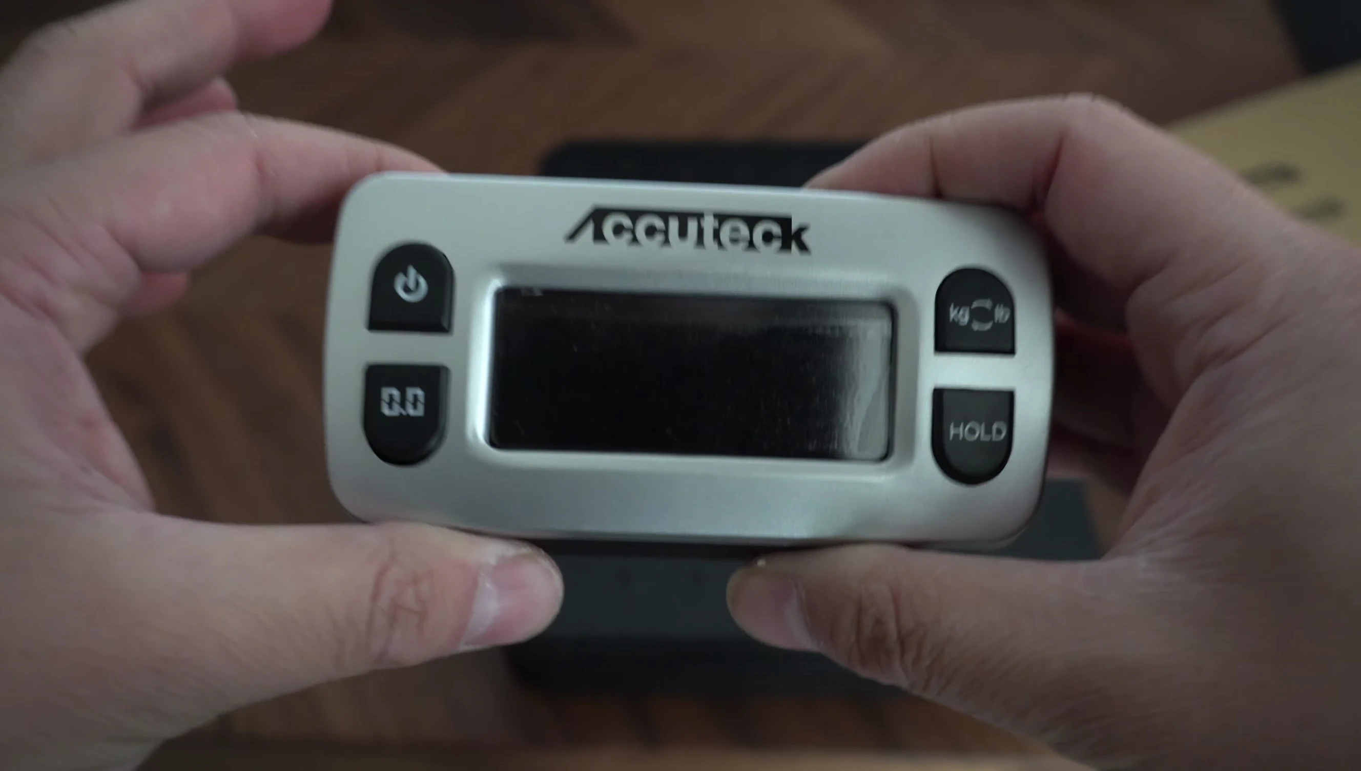 The external LCD display of the scale.