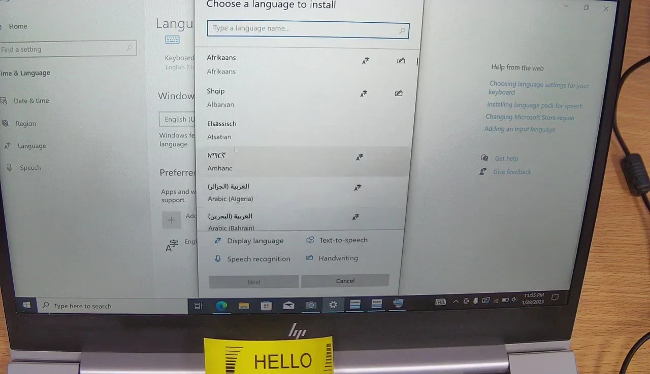 Adding the 'Pakistan' language option.