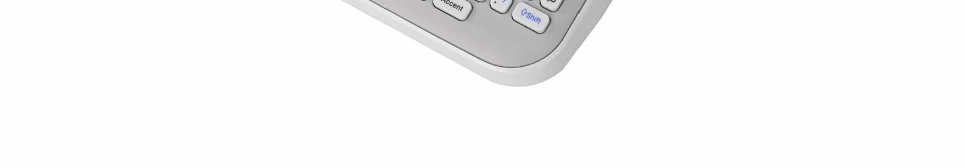 The PT-D210 preview screen showing a label design