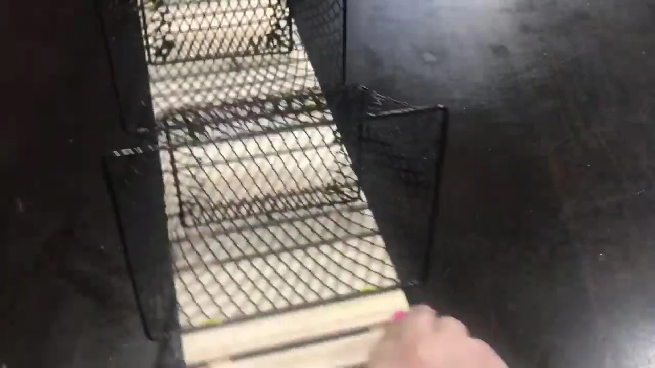 Adding twine for hanging