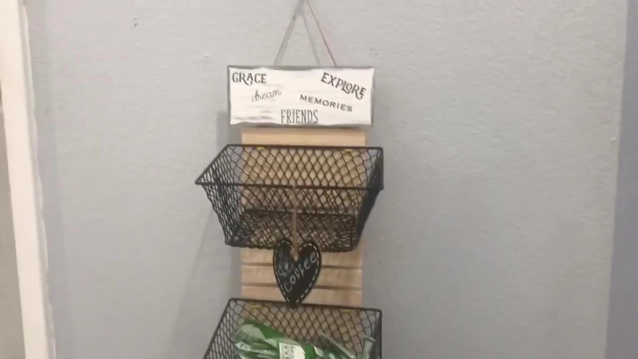 Organizer used for coffee supplies