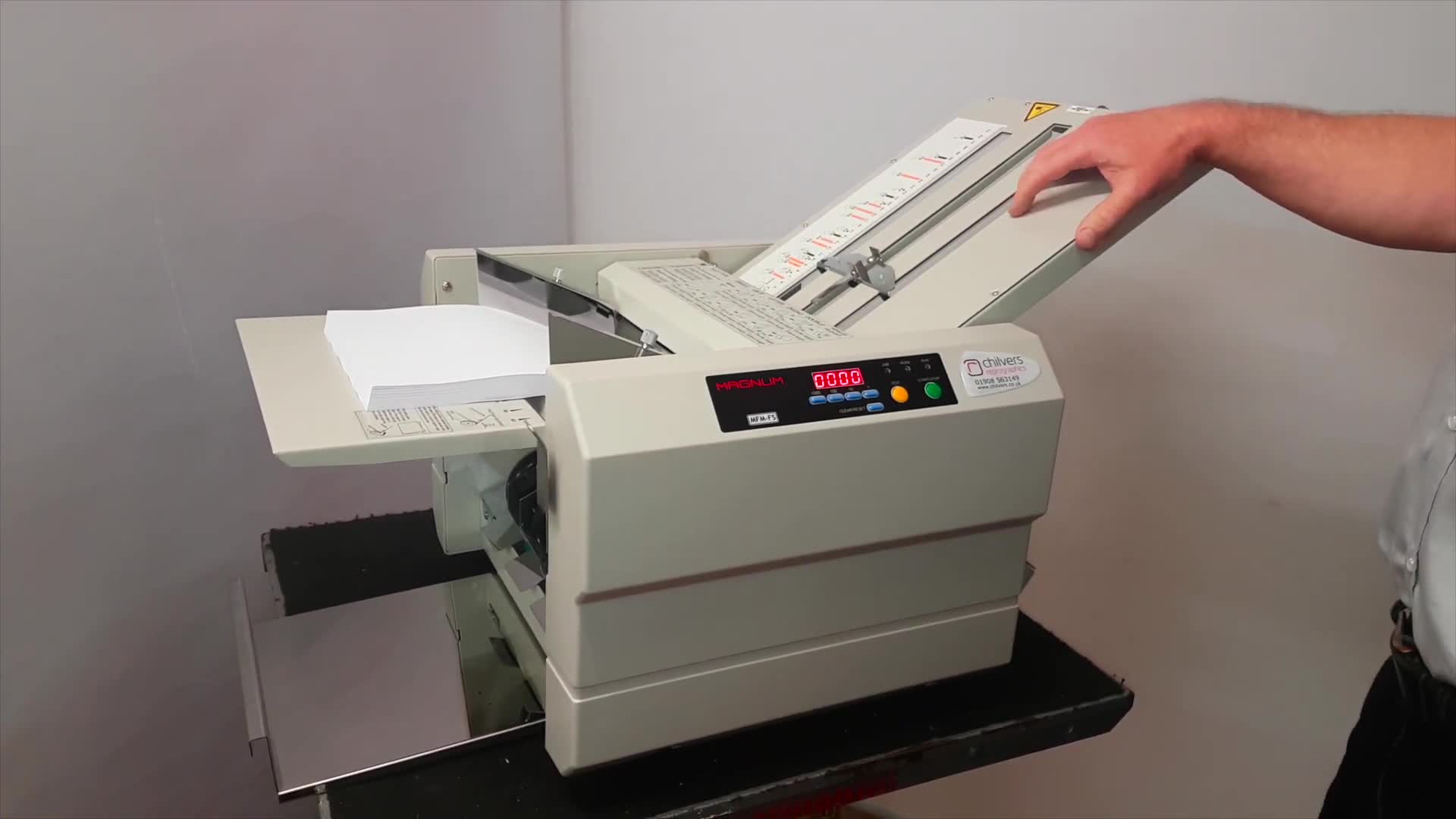 Demonstration of single and double folds.