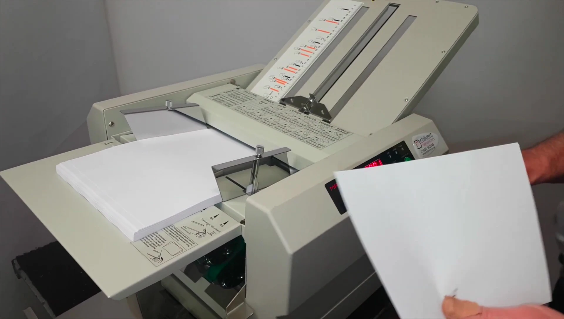 Final shot of the machine, highlighting its compact design.
