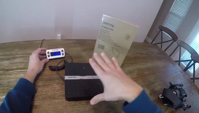 Repeat for all items to be weighed.