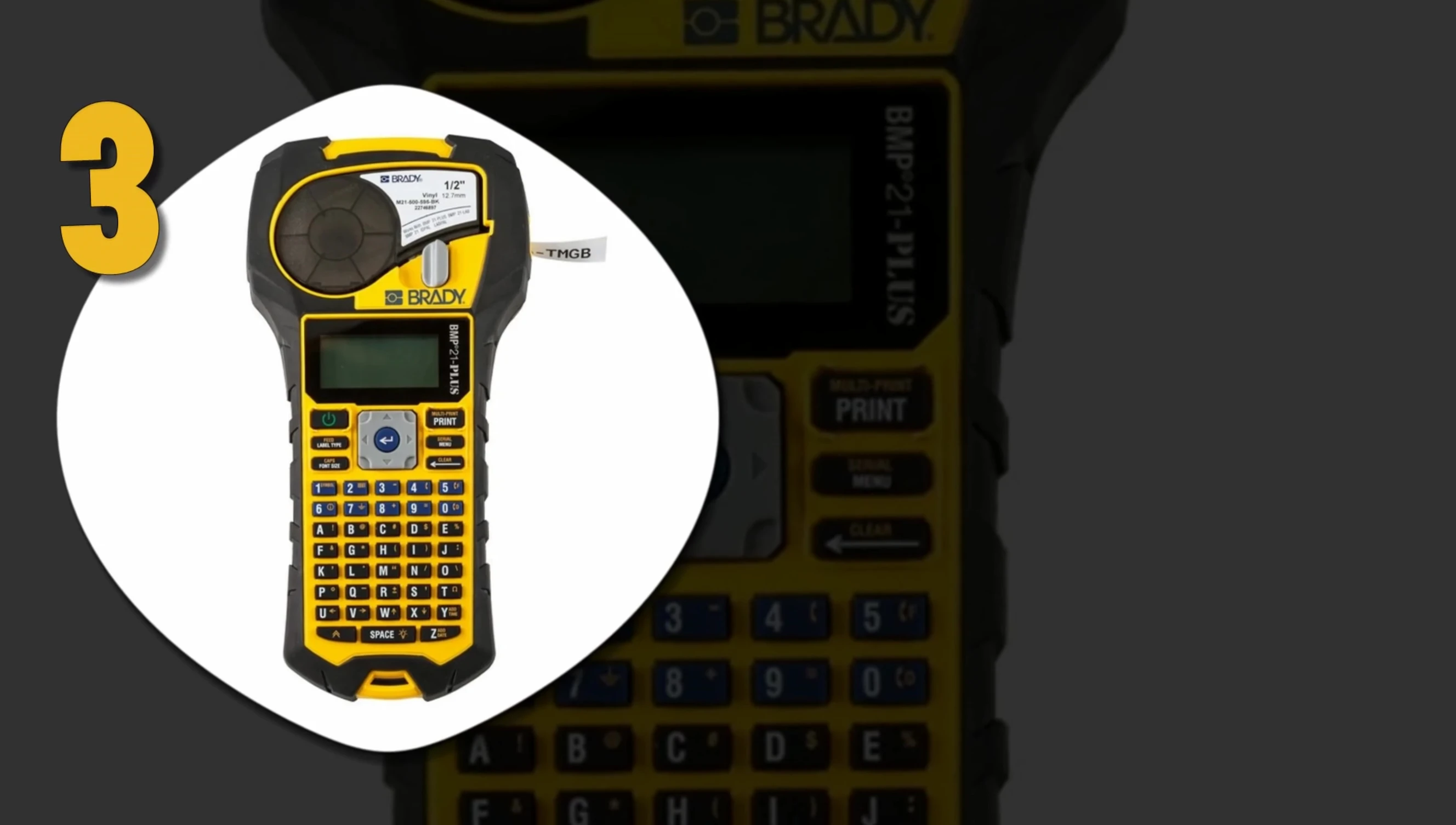 Brady BMP21 Plus handheld label printer