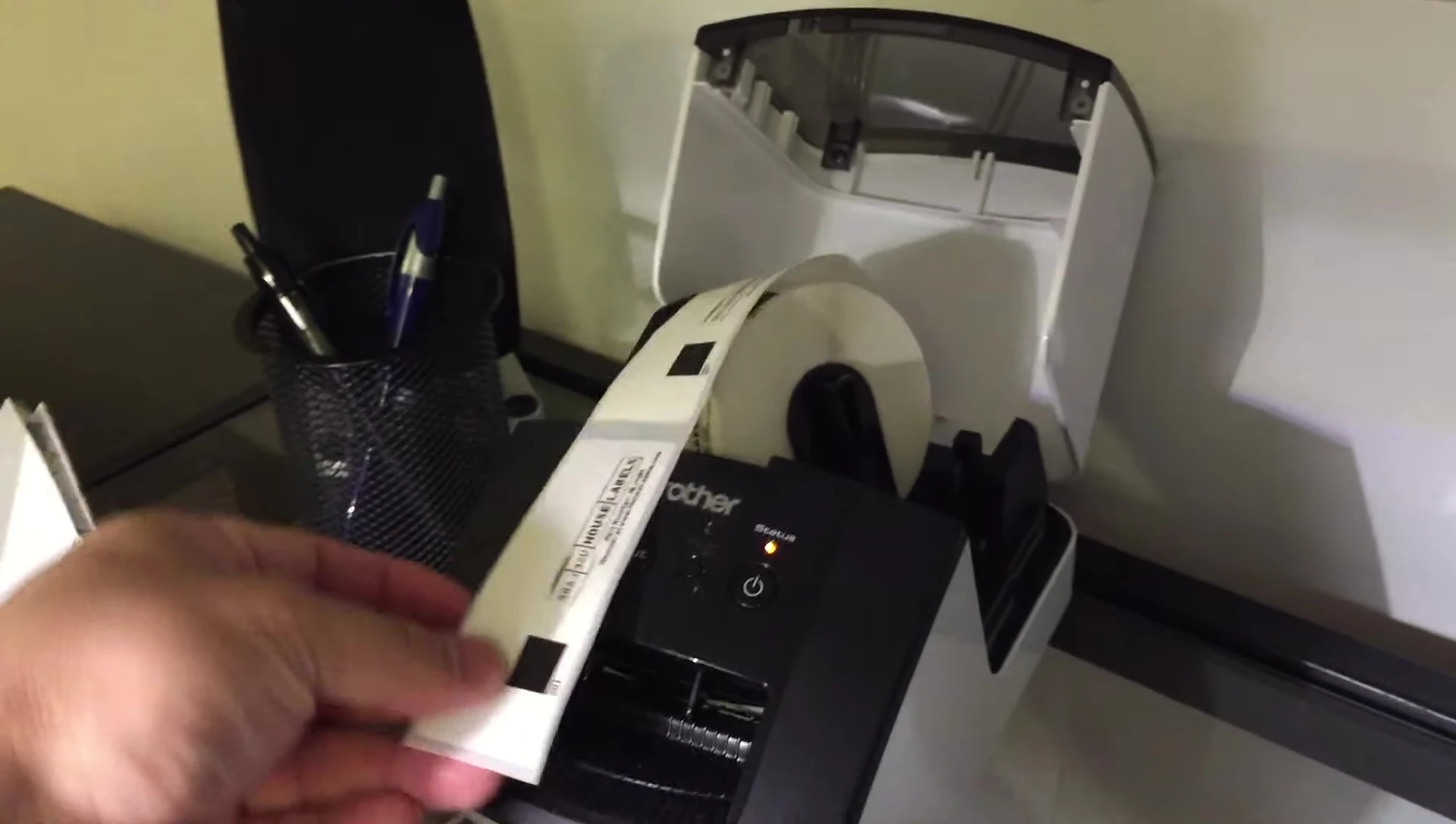 Long label printing capability