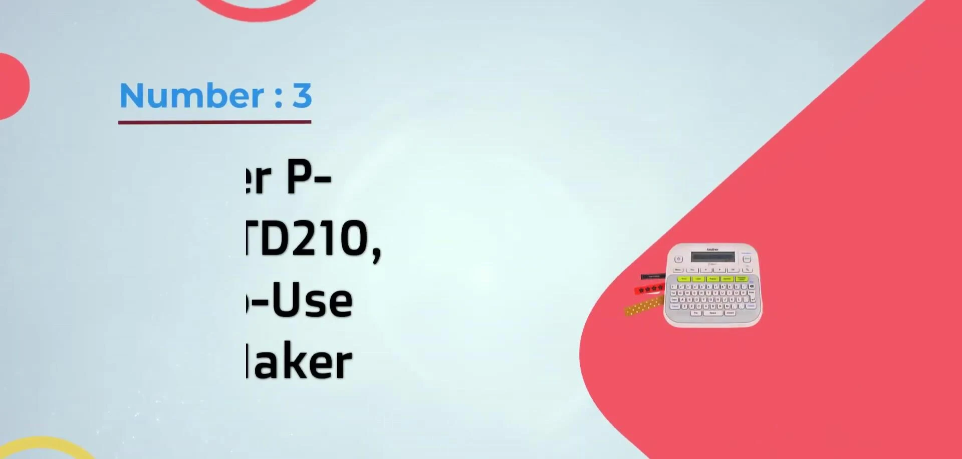 Brother PT-D210 label maker