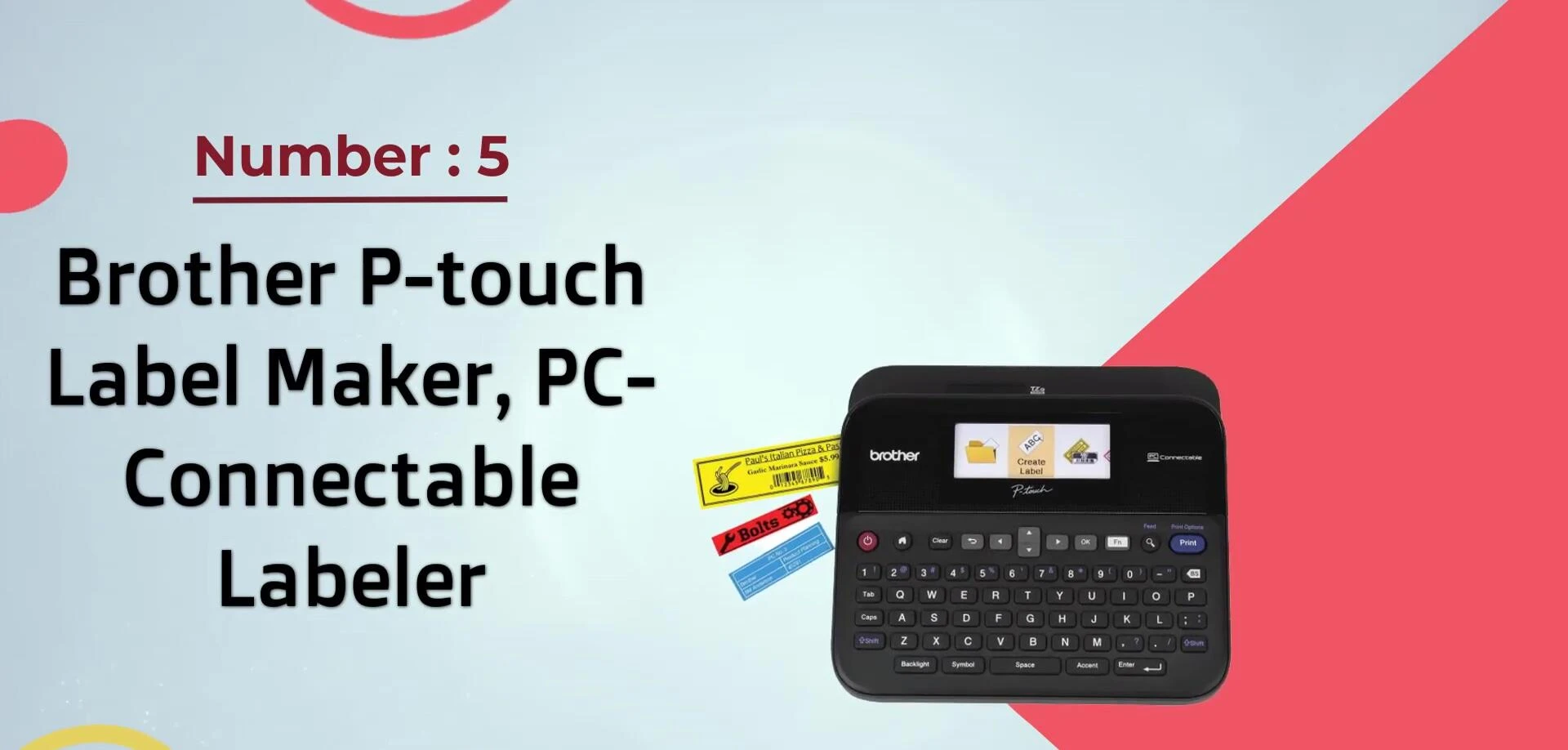 Brother PT-P950NW label maker