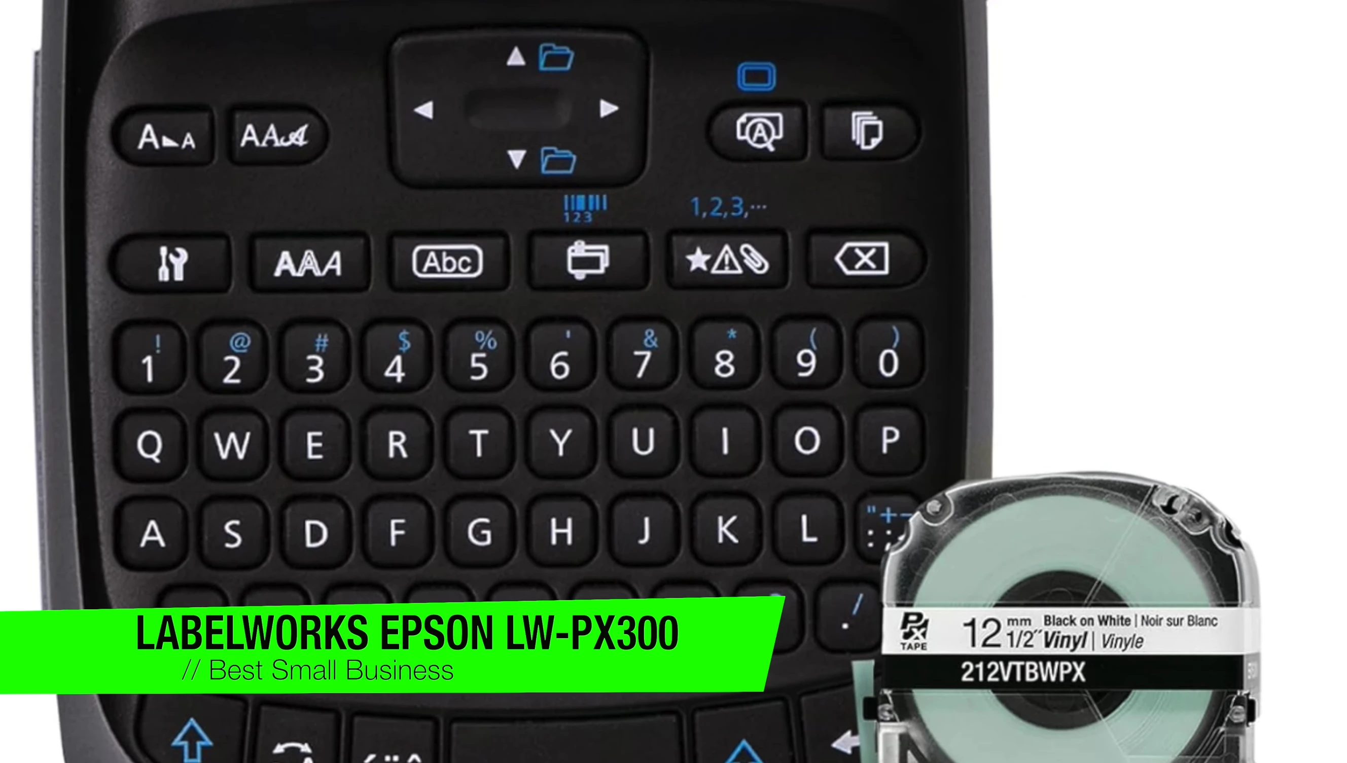 The Epson LW-PX300 label maker