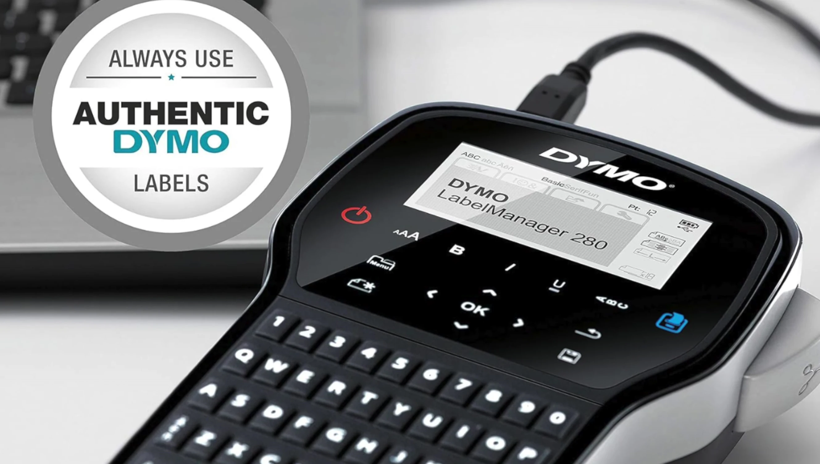 Screenshot showcasing the Dao 280's keyboard and display