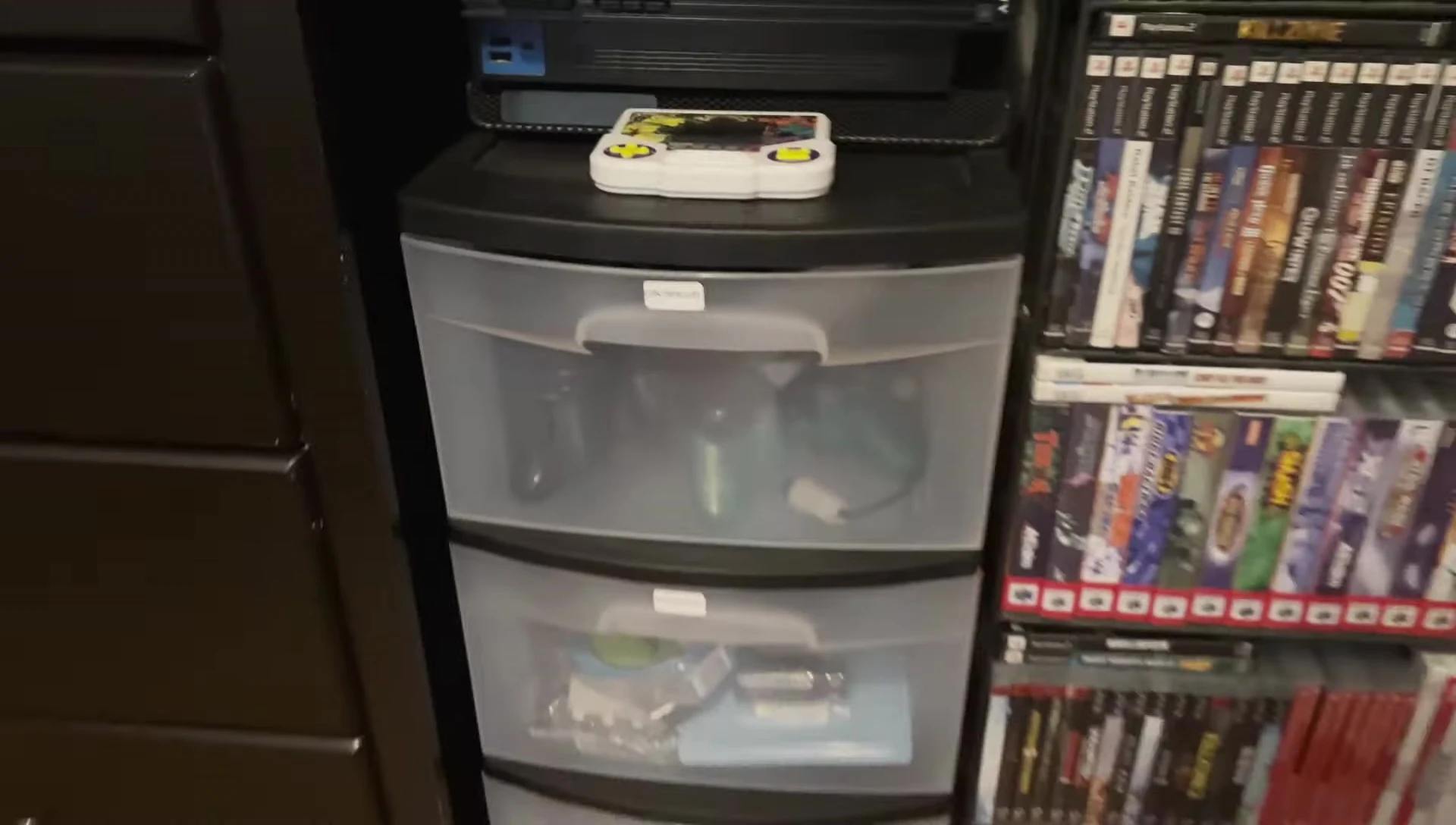 Labelled storage bins