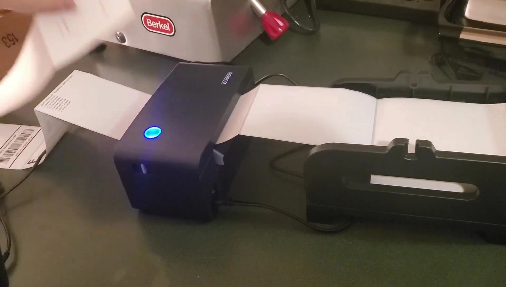 Printed labels demonstrating print quality