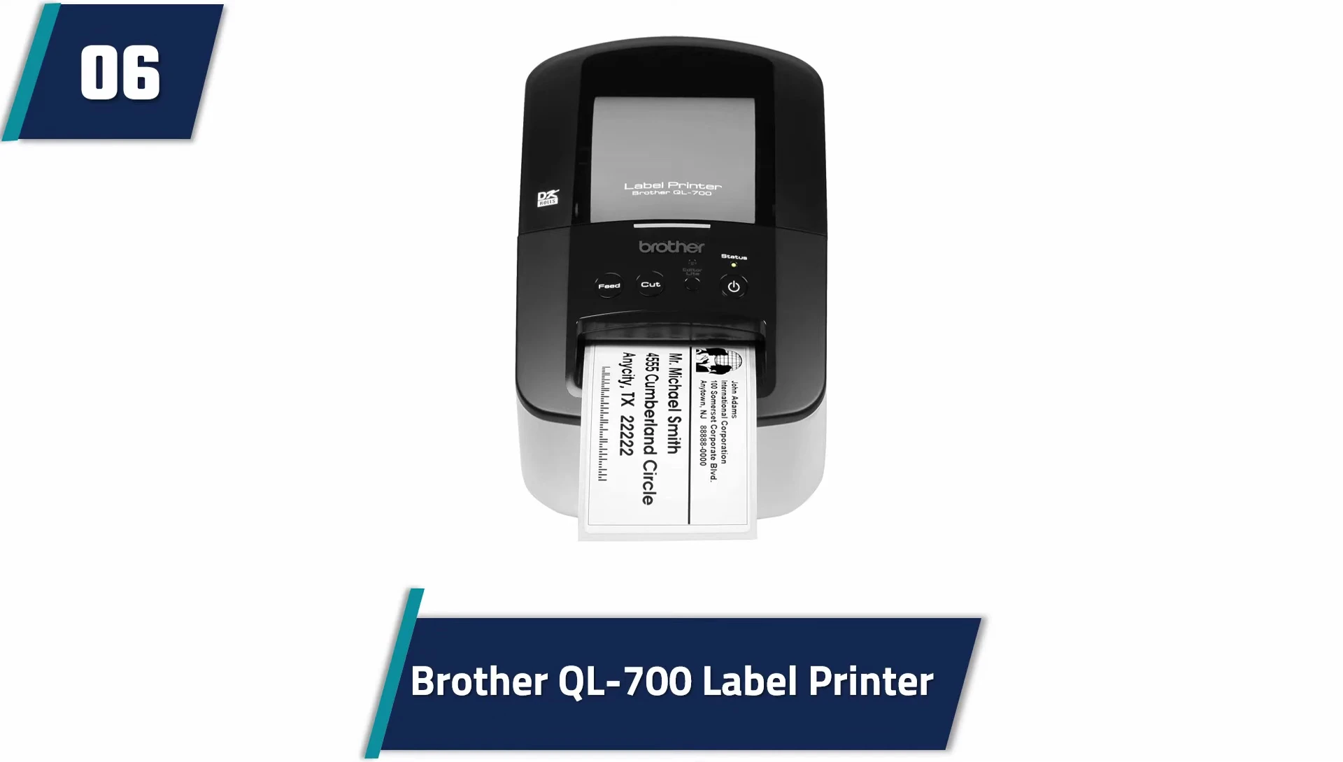 Automatic cutter on Brother QL-700