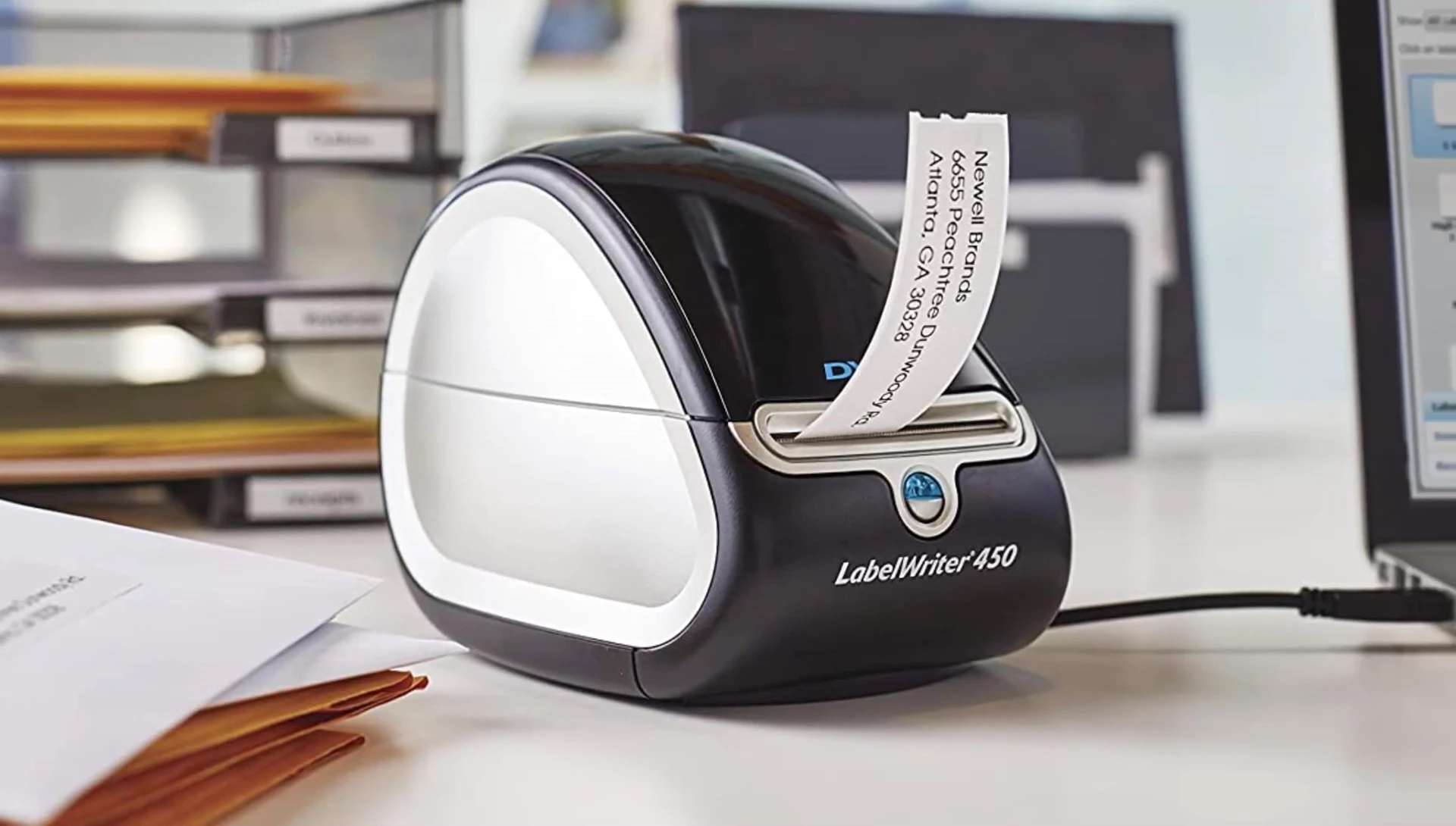 Easy label loading on Dymo LabelWriter 450