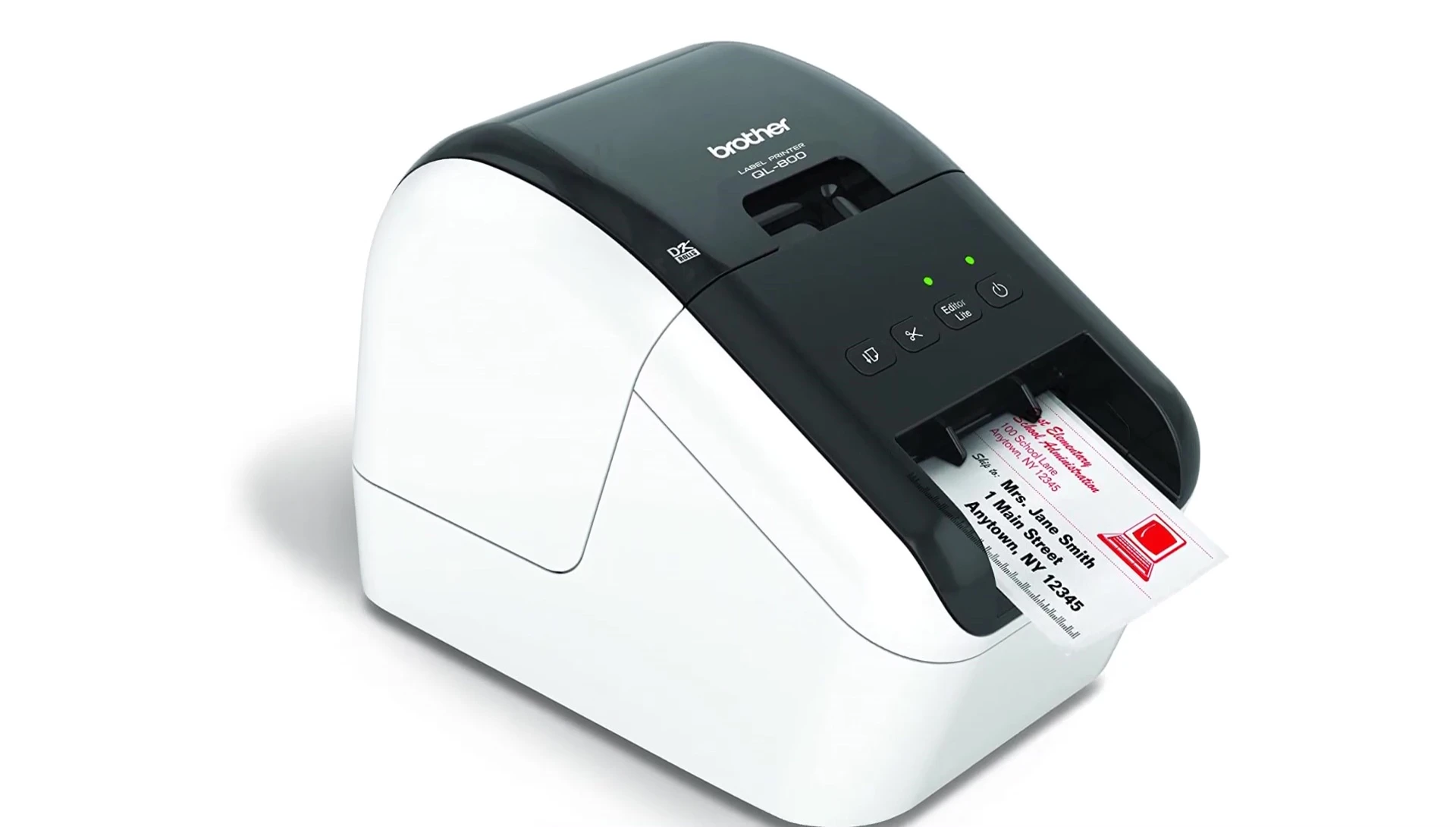 Examples of labels printed with Brother QL-800