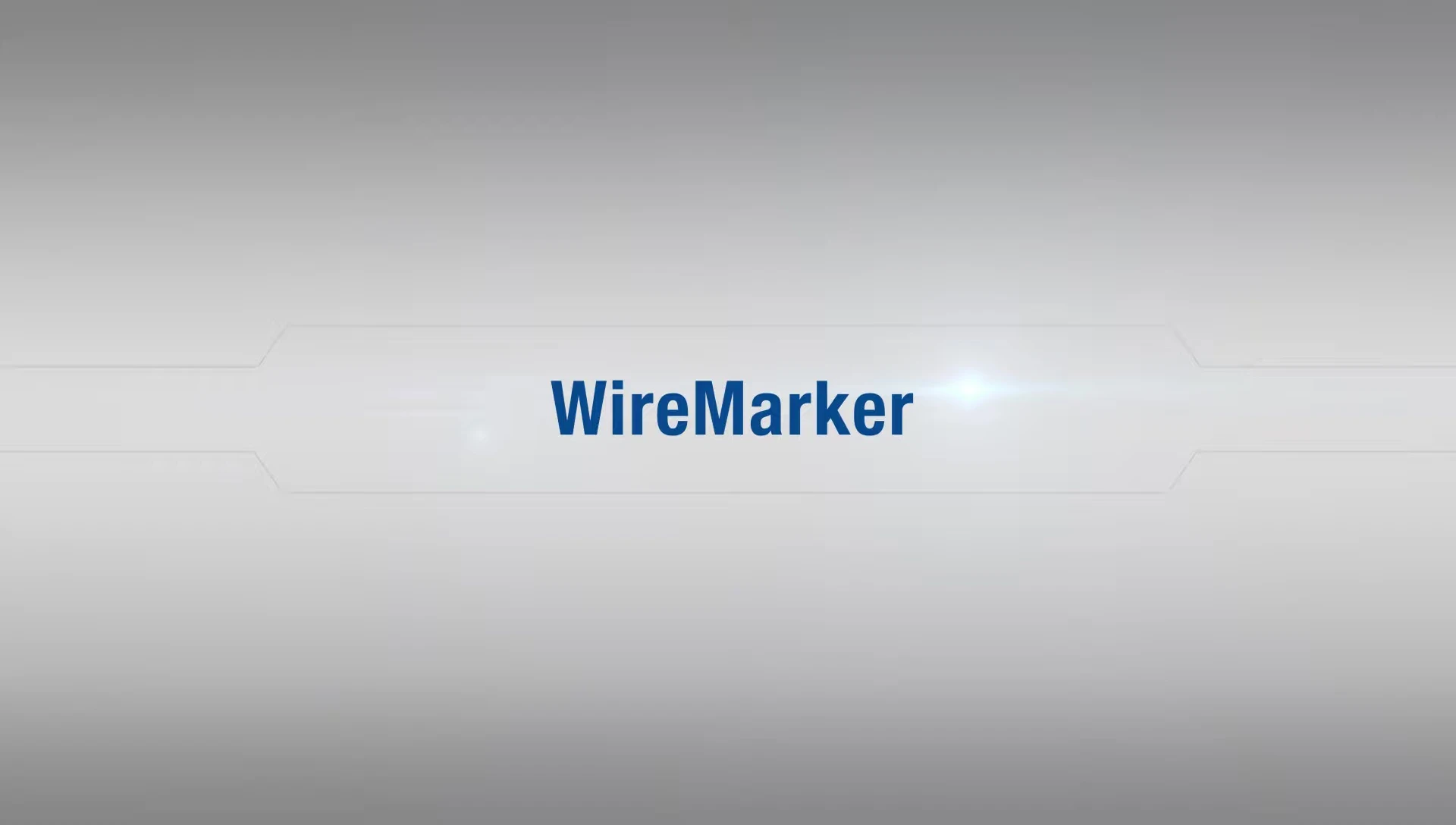 Selecting wire marker label type
