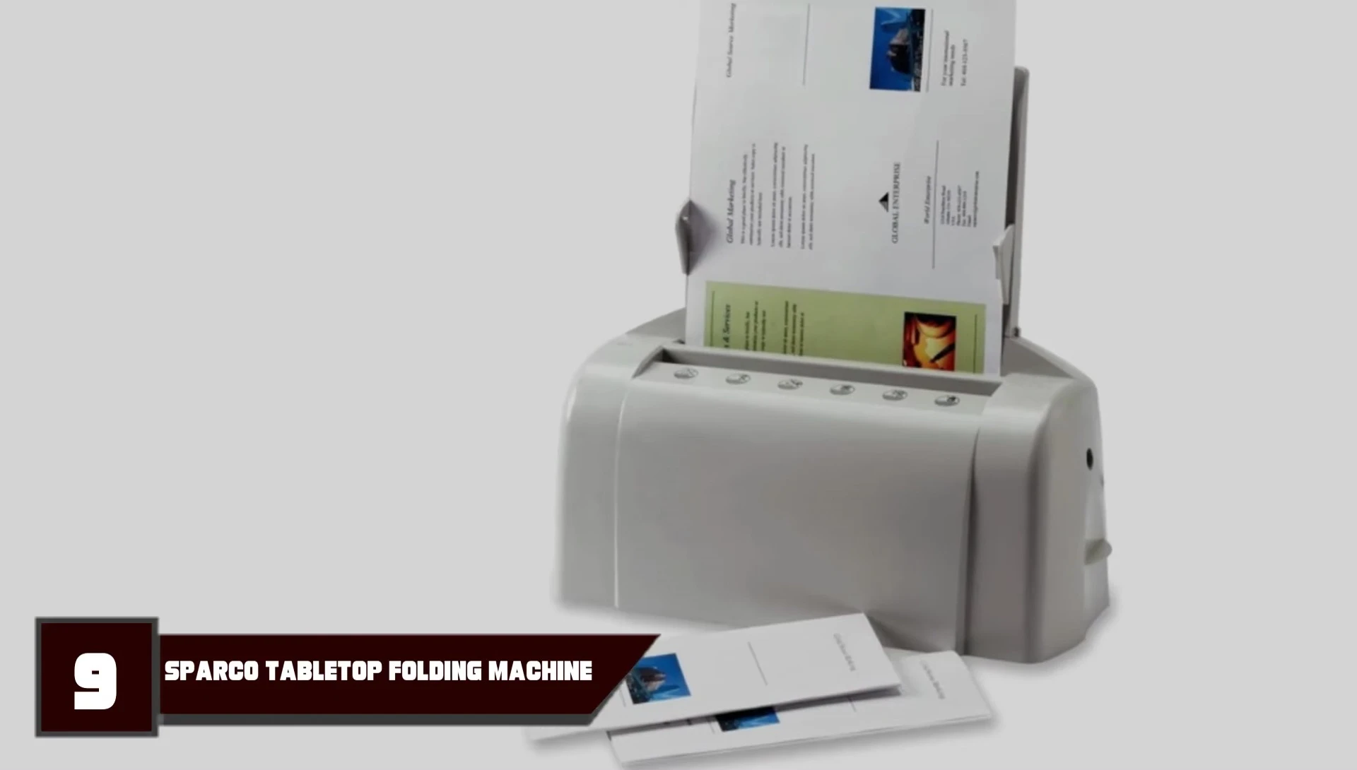 Sparco Tabletop Automatic Paper Folder