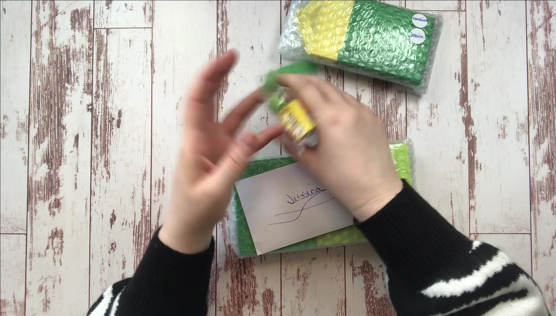 Candy included in the package