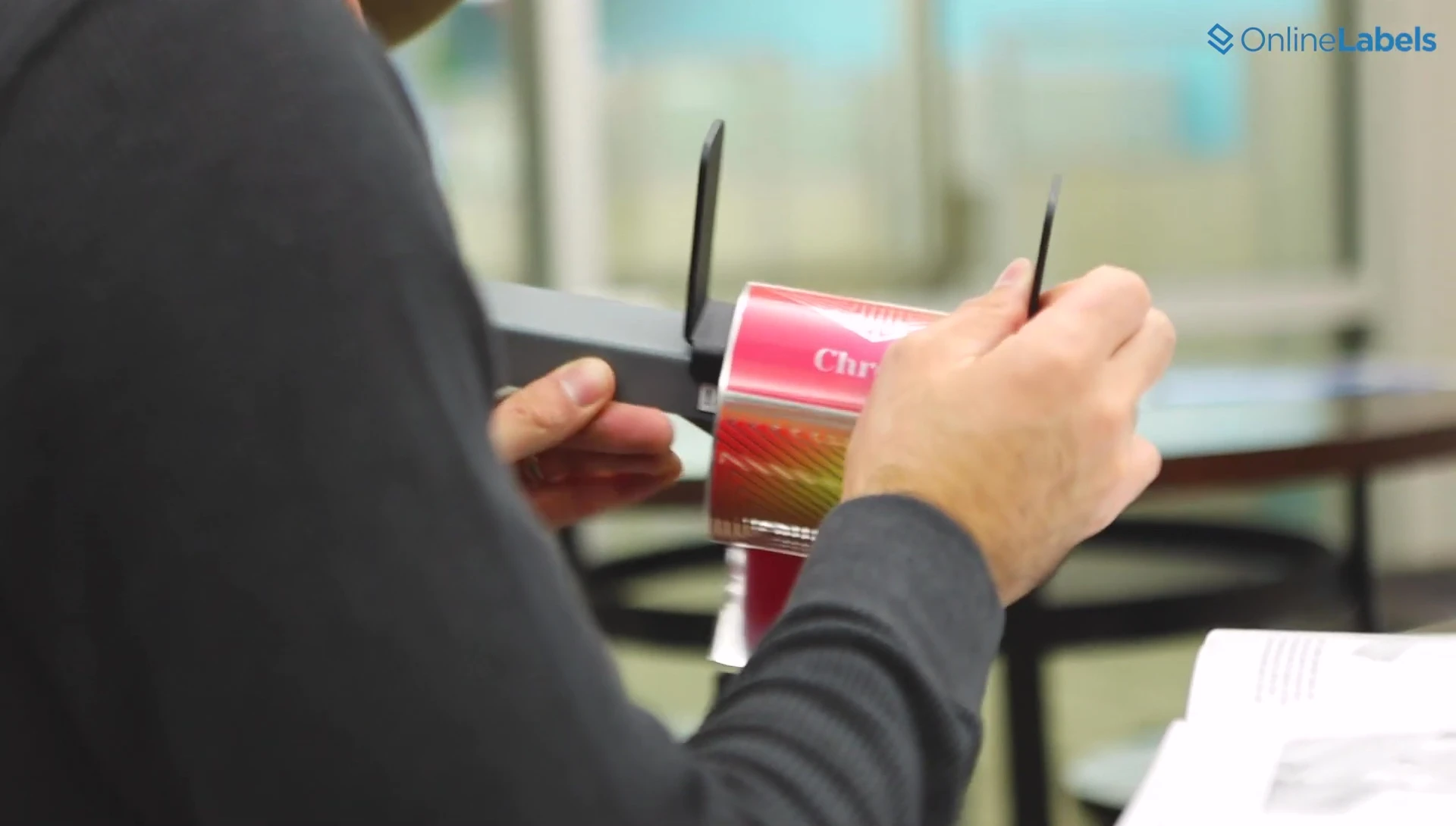 Removing and reapplying a misaligned label