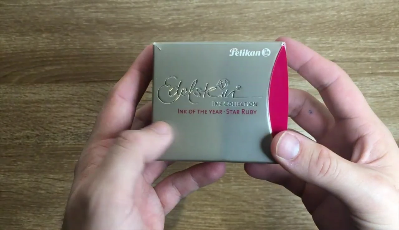 The Pelikan Ink of the Year 2019 Star Ruby box.