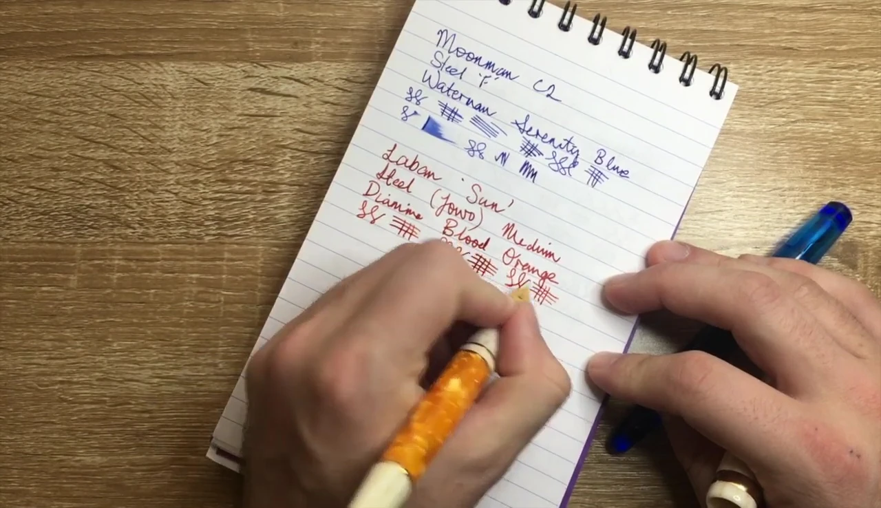 Close-up of the Levenson Sun pen highlighting its design.