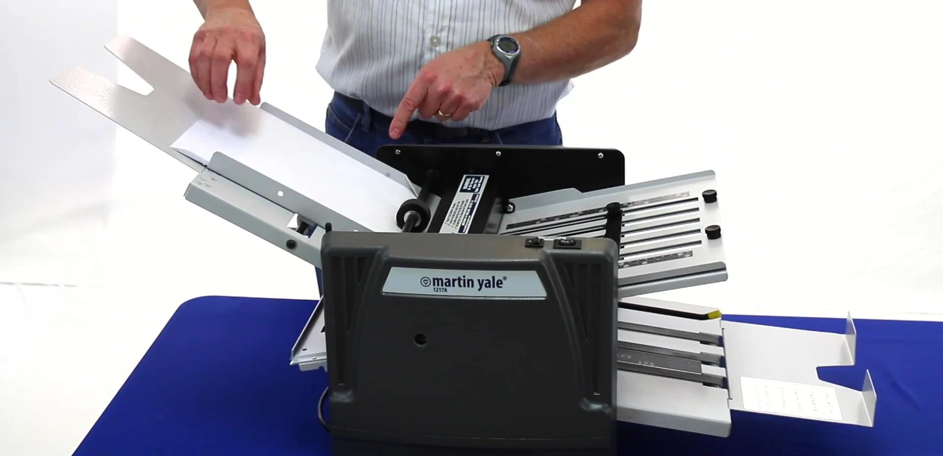 Loading paper at an angle