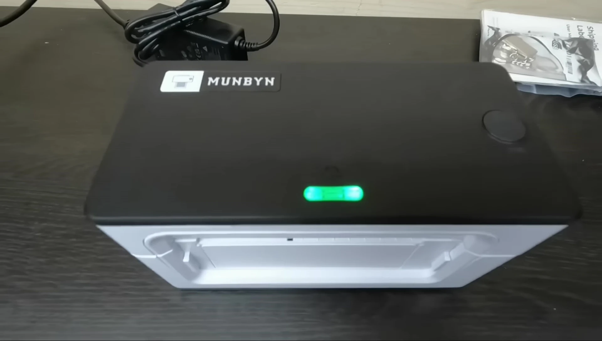 Printer power on indicator